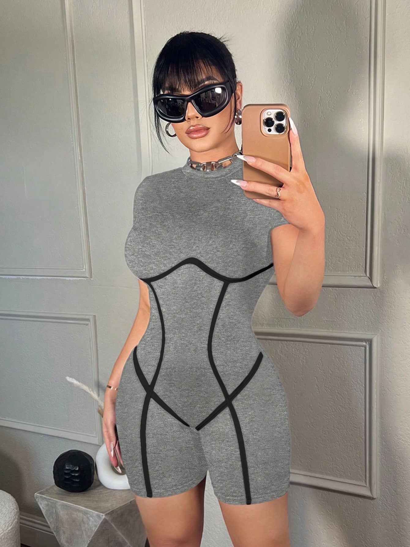 "ContourFit™ Sculpting Romper – Shape Your Curves in Style"